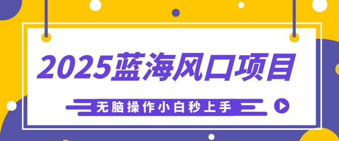 2025蓝海风口项目，利用AI工具一键生成儿童益智早教视频，无脑操作小白秒上手，轻松日入5张-苏仟云分享