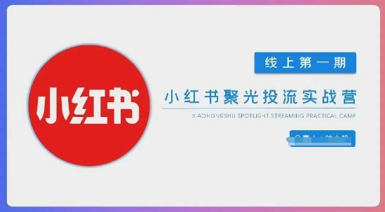 小红书聚光陪跑第一期，教你从0到1玩转小红书聚光投流，搭建小红书付费投流团队，更快的见到效果-苏仟云分享